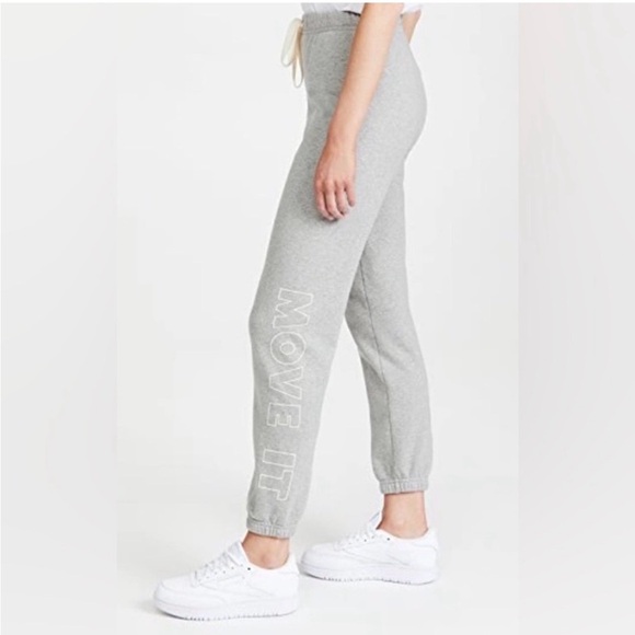 MOTHER Pants - Mother The Bender Sweatpants Size XS NWT Move It Heather Gray Joggers Retro